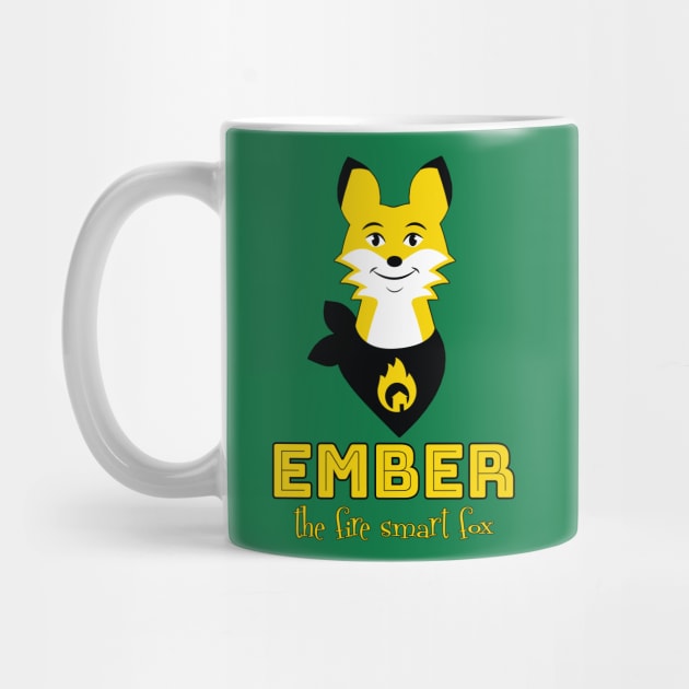 Ember - The Fire Smart Fox (Canada) by INLE Designs